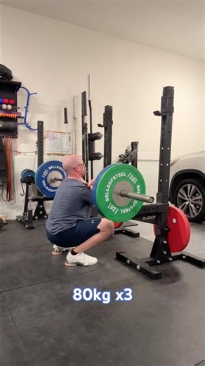 First Time Front Squatting in a While: 80kg x3 Paused (in my new TYRFORCE Carbon Elites!)