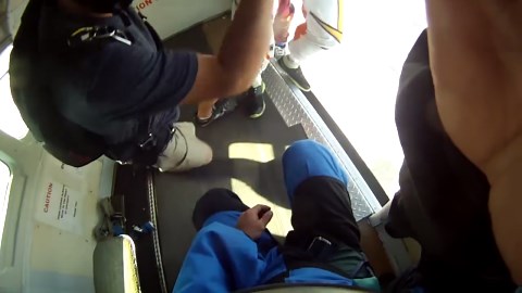 Skydiver Gets Shoe Stolen