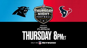 PANTHERS vs TEXANS tonight at 8pm on NFL NETWORK 🏉 | Blue Ridge Communications