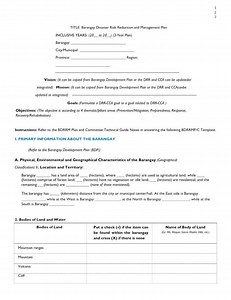 6.3K views · 83 reactions | BDRRM 3 yr plan Guide sa pag gawa ...