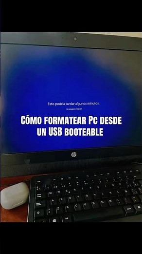 Cómo formatear un PC desde un usb booteable