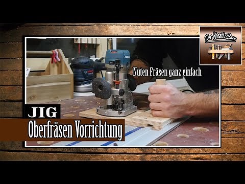 ✅ Holz Fräsen mit der Oberfräse | Nuten Fräsen ganz einfach