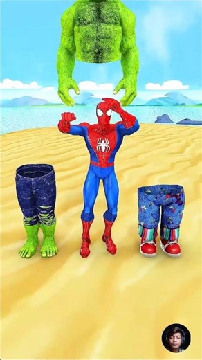 Hulk defeats Chucky to thank Spider Man#spiderman#funny#animation#shorts