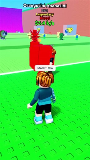 I got a super rare strawberry elephant in Roblox 😂 #shorts