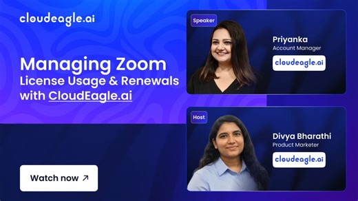 Managing Zoom License Usage & Renewals with CloudEagle.ai