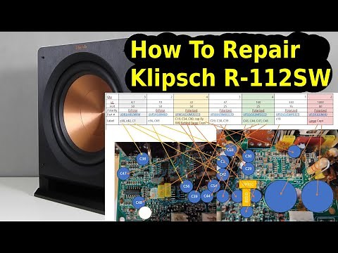 How to Repair Klipsch R-112SW Subwoofer: Troubleshooting Tips in Czech and English