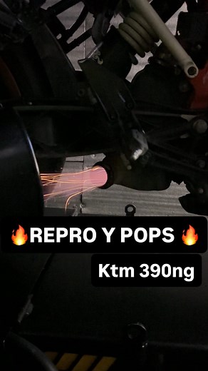 ⚡️Repro y Pops KTM 390ng⚡️ #racing #ktm390 #repro #dino #pops | OP Motos