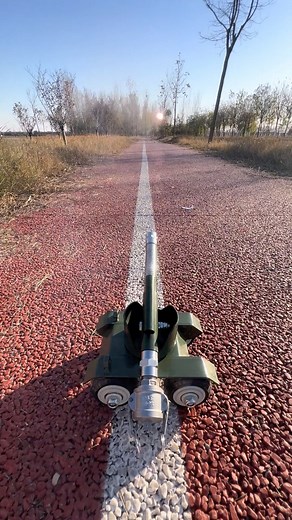 Mini tank homemade firecrackers #automobile #military #woodscraft #toys