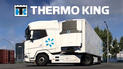 We're proud to reveal that @ThermoKingEur is coming to Euro Truck Simulator 2!With the upcoming 1.59 update, Thermo King, a global leader in transport temperature control, will be joining ETS2 with their trailer refrigeration units 🚛❄️See more 👇 https://t.co/kHyTROn6Xn