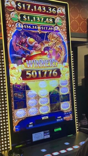 $7000.00 win on Imperial 88 slots