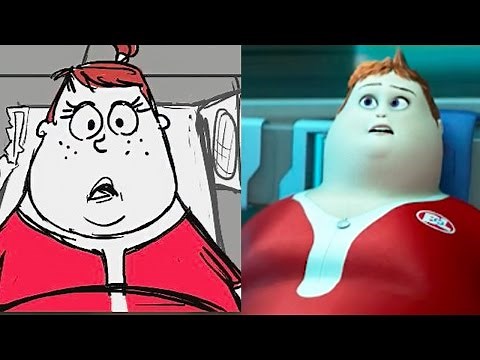 Wall E Side by Side "The Axiom" | Pixar