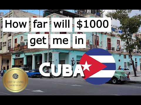 How Much Does It Cost To Live In Cuba, Havana? / How Far Will $1000 Get Me In La Habana?