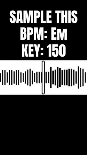 SAMPLE THIS BPM: Em KEY: 150 #loopkit #samplethis #musicproducer #producer