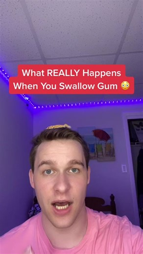 What Happens When You Swallow Gum