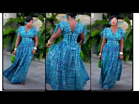 How to make a Dress with Ruched shoulder/ drawstring & Basque Waistline