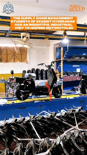 “The Supply Chain Management students of SZABIST Hyderabad had an insightful industrial visit to Hispeed Motorcycles, where they observed real-time operations and gained firsthand exposure to practical supply chain processes. The visit bridged the gap between theoretical learning and real-world application, allowing students to deeply understand how supply chains function within the manufacturing industry.” #HiSpeed #SZABIST #EvRides #FemaleRides #SZABISTUniversity | Hi Speed Motorcycle