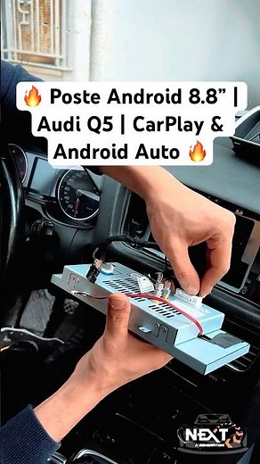 Installation d’un poste Android 8.8” sur Audi Q5 | CarPlay & Android Auto sans fil #Audi #Q5