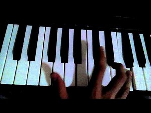 Monstruo vs aliens piano tutorial