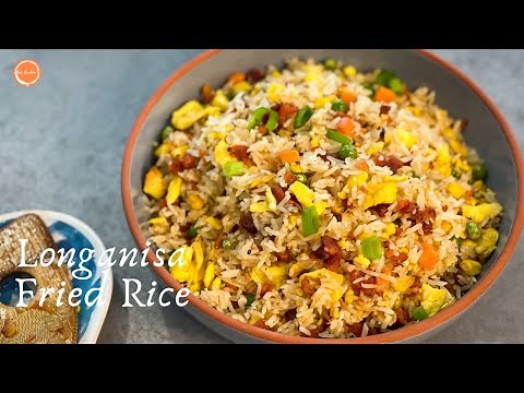 Longanisa Fried Rice Recipe | Filipino Fried Rice | Get Cookin'