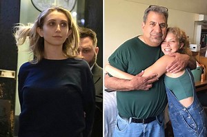 Nikki Secondino grins for cameras after she’s charged with killing her NYC dad Carlo