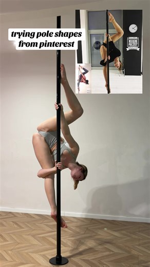 recreating this pretty shape #poletok #poledance #polesplitvariation #poletutorials