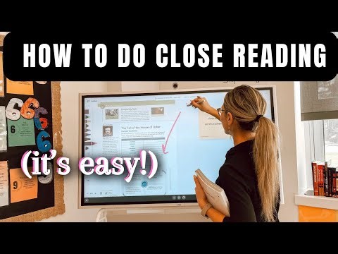 Close Reading Made Easy And Fun! | High School English Teacher | Vibe Board