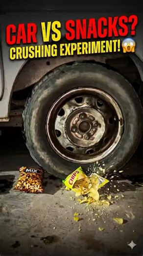 car vs snacks 😱 #shorts #experiment #science #youtubeshorts #car