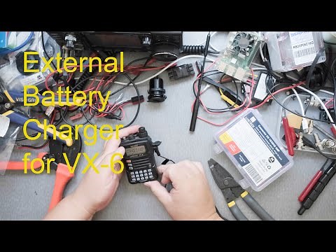 Charge Yaesu VX-6 with External Battery