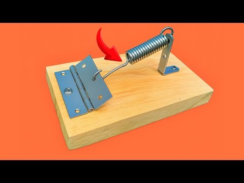 The Amazing Invention… Just a Strong Spring and a Door Hinge! Watch the Surprise