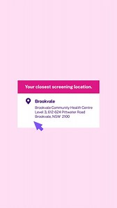 It takes less than a minute to find your closest screening location! 📍 Visit the link below to book your breast screen today! https://brnw.ch/21wHMLc | BreastScreen NSW