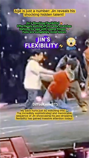 Age is just a number: Jin reveals his shocking hidden talent! #Jin #Seokjin #KimSeokjin #BTS