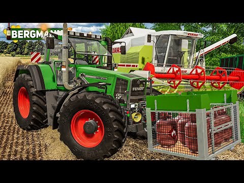 LS19 HOF BERGMANN #148: GASFLASCHEN für den Trockner und DRESCHER fahren! | FARMING SIMULATOR 19