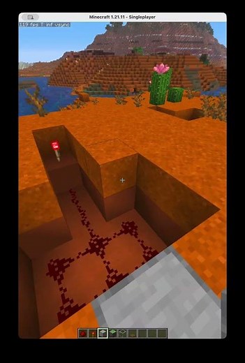 Simple Redstone door Tutorial #minecraft