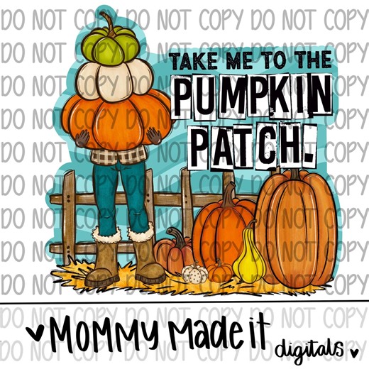 Pumpkin Patch PNG, Fall Flannel Design (digital Download) - Etsy