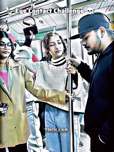 OTHERS EYE CONTACT CHALLENGE 💀 #trollface #edit #troll #shorts