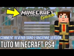 [TUTO MINECRAFT] COMMENT REVENIR DANS L'ANCIENNE VERSION JAVA [PS4]