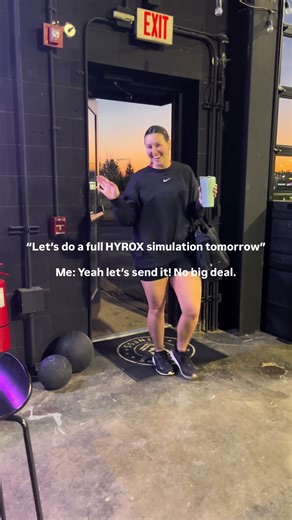 If there’s one thing to know about me, it’s that I’ll never get caught unprepared without fuel. My main training day for HYROX has been early Sunday mornings and getting enough fuel in so early in the morning has been tough. When training sessions are lasting over an hour, I’m incorporating carbs to help keep my energy levels up so I can continue to keep up the intensity so I get the most out of the training sessions. Using fuel during workouts isn’t a sign of weakness. It’s a sign of understand