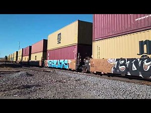 H2 Gevo BNSF 7741 leads a fast S Train through Coal City, IL