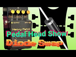 Let's Change Diodes in a Boss Hm-2 ! Exploring tonal possibilities with the Swedish Chainsaw!