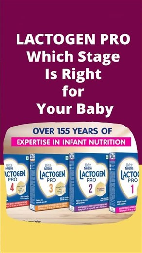 Which Lactogen Pro Formula Stage Is Right for Your Baby? #youtubeshorts #shortsvideo #shorts