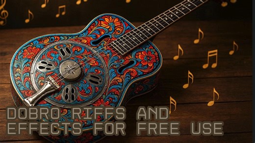 RANDOM dobro audio to mess around with (free use) #freeloops #dobro | Claude La Due