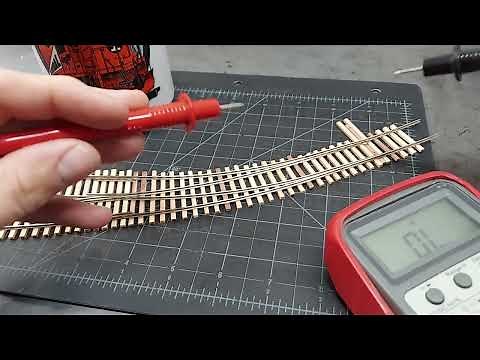 How to check for shorts on your handlaid track work.