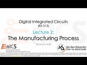 VLSI - Lecture 2a: The Manufacturing Process