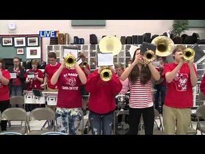 Mount Horeb marching band heading to London