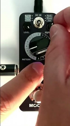 Quick metal drums - Mooer Micro Drummer 2 #guitar #pedalboard #metal #drums