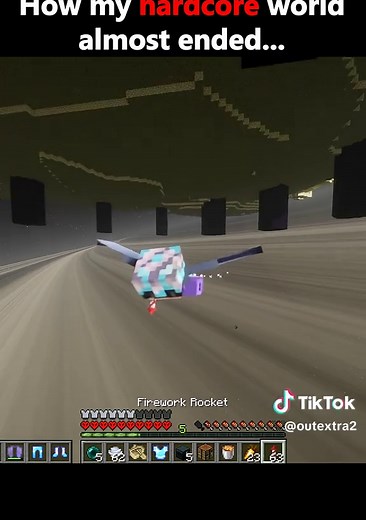 How My hardcore World Almost Ended #minecraft | minecraft