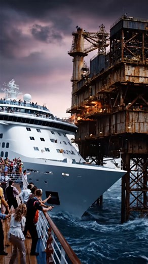 19K views · 37 reactions | Cruise Ship Loses Control, Hits Offshore Oil Platform! | Ship Disaster | Facebook