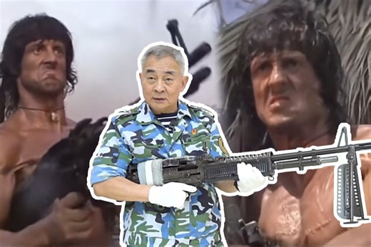 大名鼎鼎的“兰博之枪”M60有哪些优点和缺点？一起听杨老师解析。