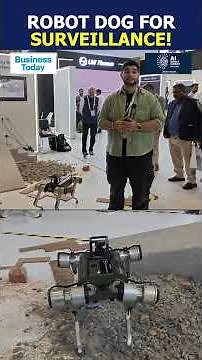 L&T Technology Services Displays Svan-M2 Robot Dog At The India AI Impact Summit