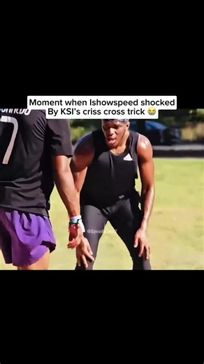 Ishowspeed's Reaction to KSI's Criss Cross Trick